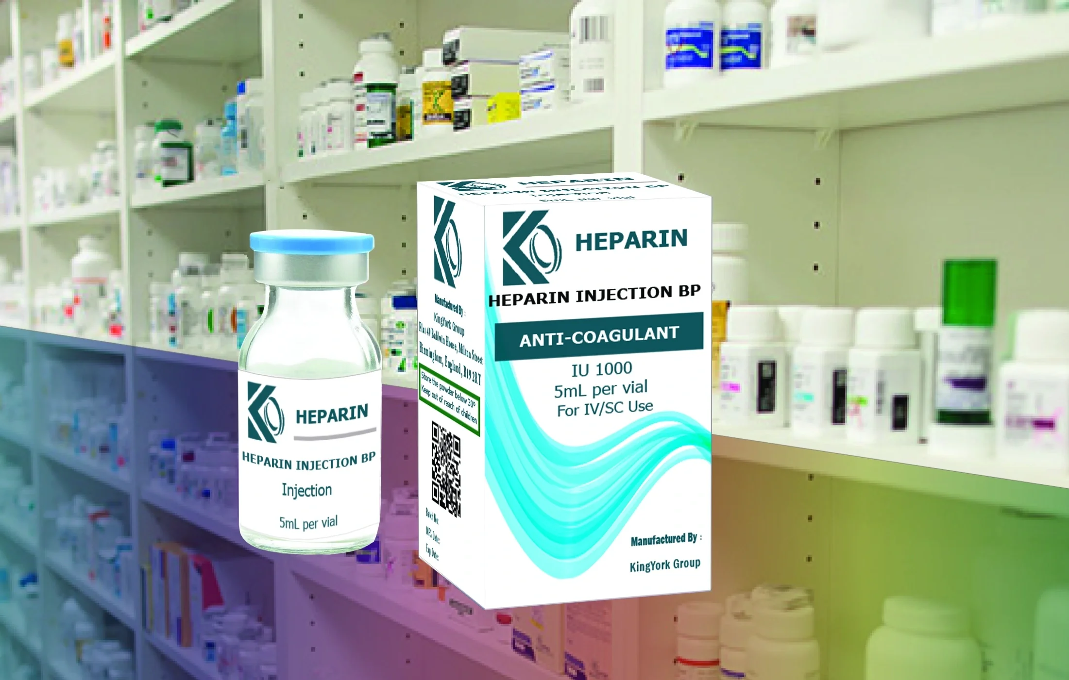 'heparin vials', 'heparin 25000iu', 'Ceftriaxone', 'heparin 25000iu injection'