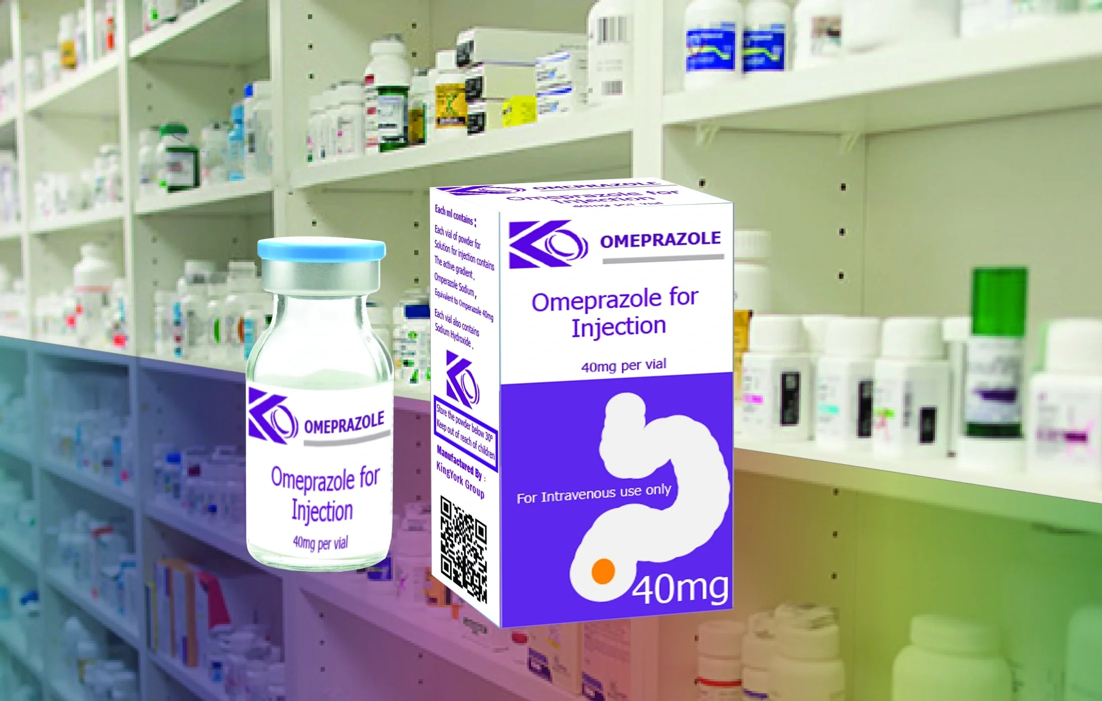 'Omeprazole injection', 'Omeprazole 40mg', 'Vials', 'Omeprazole vials  40mg'